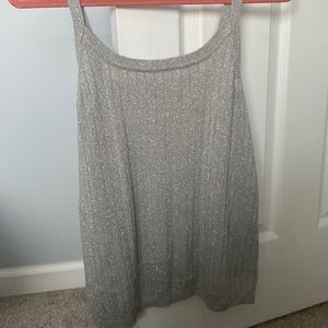 Women’s silver tank